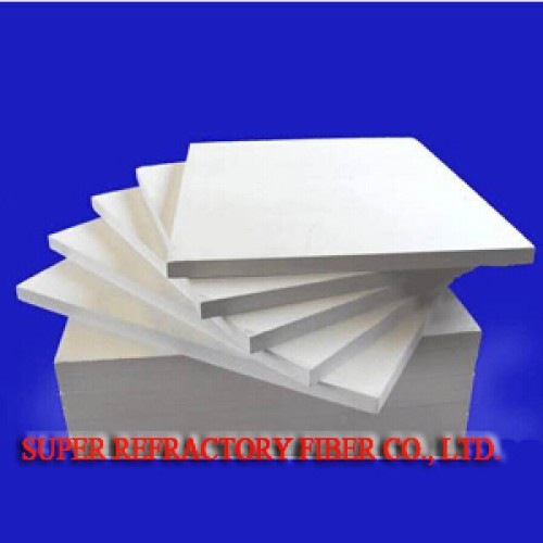 Vacuum molding ceramic fiber board